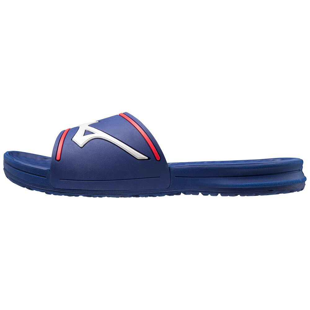 Ciabatte Mizuno Relax Slide 2 Donna - Blu/Bianche - 16359-XIMB